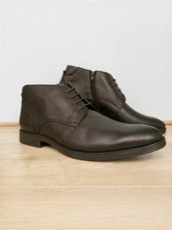 Sioux Bottine Lacet Noir Noir