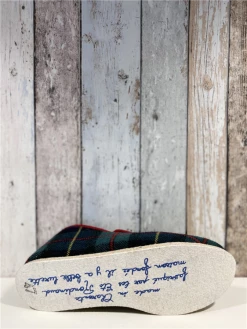 L'atelier Charentaises Charentaise Catenais En Laine | Grande Taille Homme | RONDINAUD Vert -Chaussures-Homme-Grandes-Pointures Soldes Boutique charentaise catenais 3