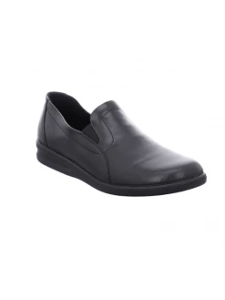 Chausson En Cuir Noir | Grande Taille Homme | WESTLAND Noir