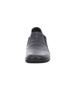 Chausson En Cuir Noir | Grande Taille Homme | WESTLAND Noir -Chaussures-Homme-Grandes-Pointures Soldes Boutique chausson belfort 3