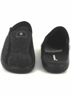 Chausson Chaud En Feutre Gris | Grande Taille Homme | ROMIKA Gris 10 Chausson Chaud En Feutre Gris | Grande Taille Homme | ROMIKA Gris -Chaussures-Homme-Grandes-Pointures Soldes Boutique chausson chaud 4