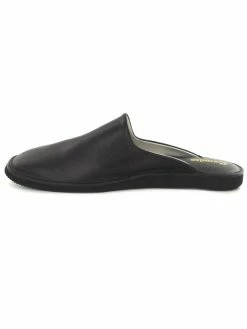 Chausson Mule En Cuir Noir | Grande Taille Homme | EXQUISE Noir 10 Chausson Mule En Cuir Noir | Grande Taille Homme | EXQUISE Noir -Chaussures-Homme-Grandes-Pointures Soldes Boutique chausson cuir 3