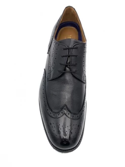 Manz Derby Bout Golf Fleuri Noir 9 Manz Derby Bout Golf Fleuri Noir -Chaussures-Homme-Grandes-Pointures Soldes Boutique derby bout golf fleuri 4