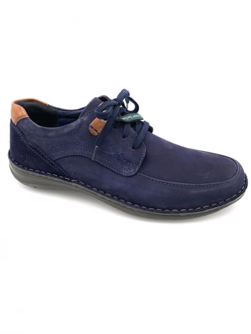Josef Seibel Derby Detente Marine -Chaussures-Homme-Grandes-Pointures Soldes Boutique derby detente