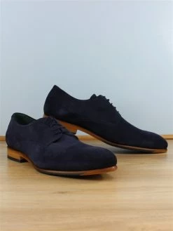 Exceed Derby Velours Marine