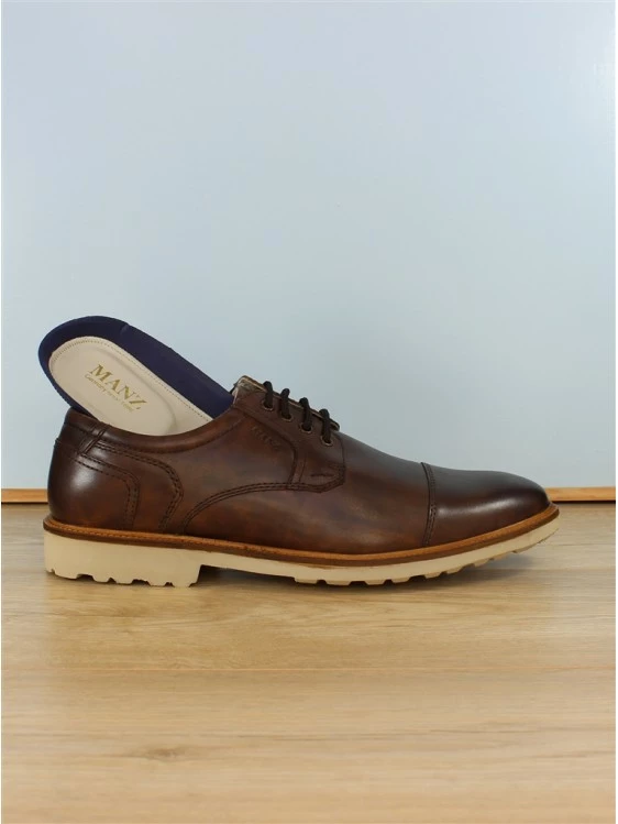 Manz Derby Ville Marron Foncé 4 Manz Derby Ville Marron Foncé – Image 4