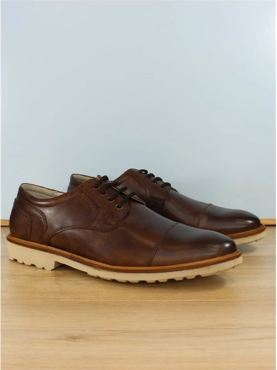 Manz Derby Ville Marron Foncé 1 Manz Derby Ville Marron Foncé