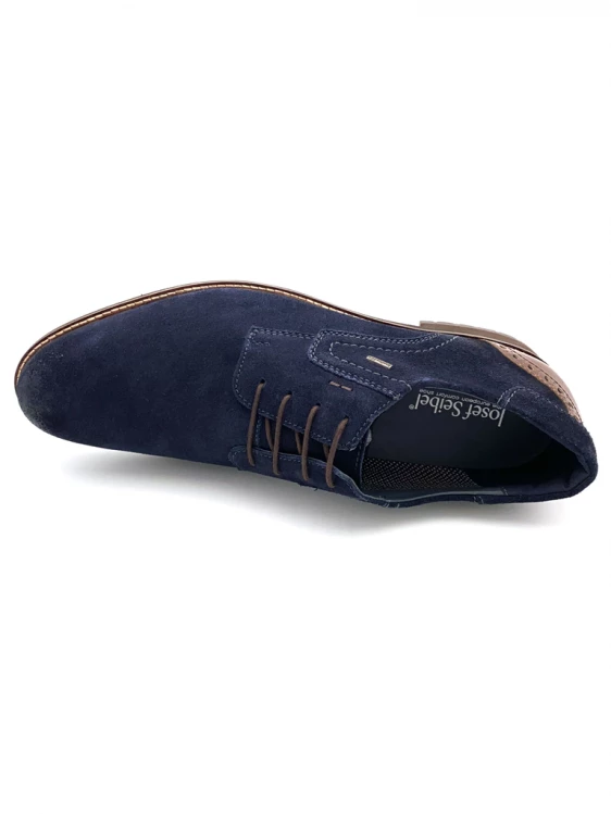 Josef Seibel Derby Ville Jasper Bleu 3 Josef Seibel Derby Ville Jasper Bleu – Image 3