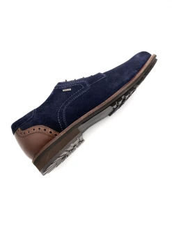 Josef Seibel Derby Ville Jasper Bleu 8 Josef Seibel Derby Ville Jasper Bleu -Chaussures-Homme-Grandes-Pointures Soldes Boutique derby ville jasper 3