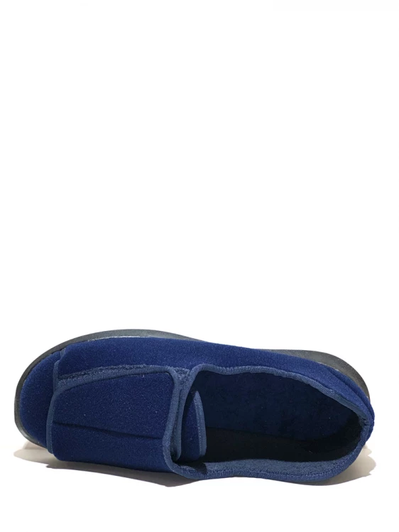 Chausson à Velcro Tissus Bordeaux | Grande Pointure Homme | FARGEOT Marine 4 Chausson à Velcro Tissus Bordeaux | Grande Pointure Homme | FARGEOT Marine – Image 4