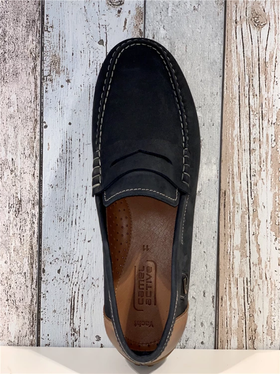 Camel Active Mocassin Picot Bleu 5 Camel Active Mocassin Picot Bleu – Image 5