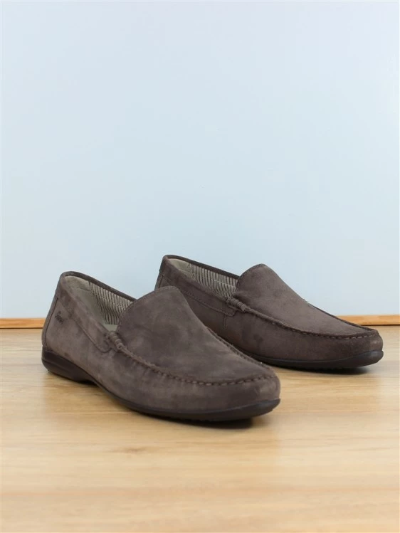 Sioux Mocassin Velours Gris 1 Sioux Mocassin Velours Gris
