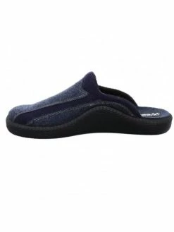 Chausson Mule En Feutre Marine Large | Grande Taille Homme | WESTLAND Marine -Chaussures-Homme-Grandes-Pointures Soldes Boutique mule interieur monaco 246 2