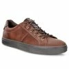 Ecco Tennis Cuir Cognac
