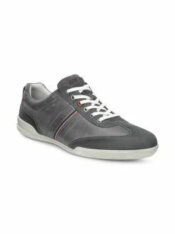 Ecco Tennis Cuir Gris