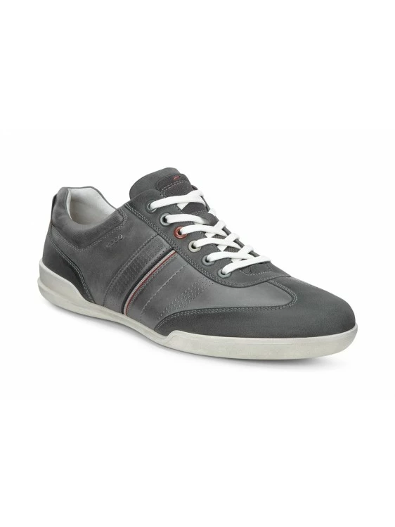 Ecco Tennis Cuir Gris 1 Ecco Tennis Cuir Gris