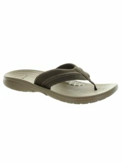Tong Crocs Marron
